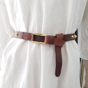 Brave | Studded Leather Belt